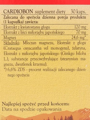 Cardiobon - Bonimed - 30kaps na Arena.pl