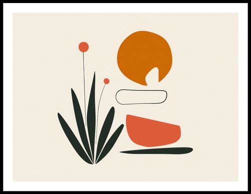 Plakat 80x60cm Abstrakcyjny Zen na Arena.pl