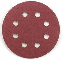 2X KLINGSPOR KRĄŻEK ŚCIERNY SAMOPRZYCZEPNY 125mm PL28CK gr. 80 GLS5 8-OTWOR