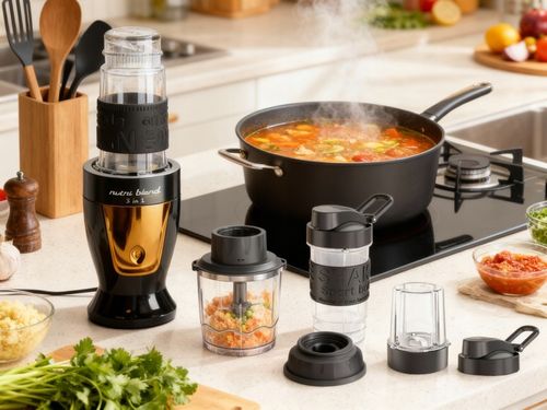 BLENDER 5 w 1 KIELICHOWY KALORIK DO SMOOTHIE KOKTAJLI 2 KUBKI 300W na Arena.pl