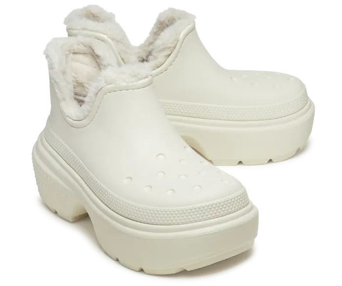Crocs Damskie Ocieplane Botki Na Platformie Stomp Lined Shorty Boot 37-38 zdjęcie 1