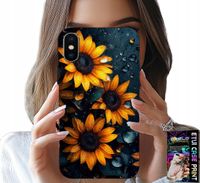 ETUI DO IPHONE XS MAX - SŁONECZNIKI, SŁONECZNIK, KWIECISTE WZORY