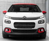 Citroen C3 - Chromowane Listwy na Grill Chrom Atrapy Zderzaka Tuning