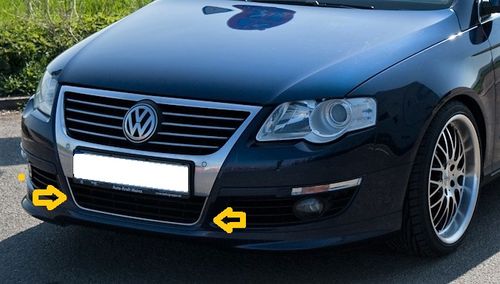 VW PASSAT B6 3C 05-10 KRATKA GRILL ZDERZAKA ŚRODEK na Arena.pl