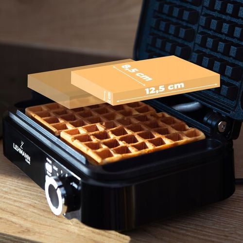 GOFROWNICA 2 DUŻE CHRUPIĄCE GOFRY MOCNA 2000W NIEPRZYWIERAJĄCA POWŁOKA na Arena.pl