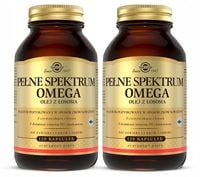 Suplement diety Solgar Pełne Spektrum kwasy Omega-3 120 kapsułek x2