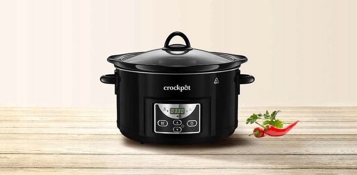 Wolnowar CrockPot 4,7l cyfrowy, misa kamionkowa Garnek Elektryczny zdjęcie 2