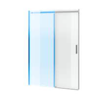 Rols drzwi prysznicowe przesuwne 100 cm element drzwi 1/2, chrom