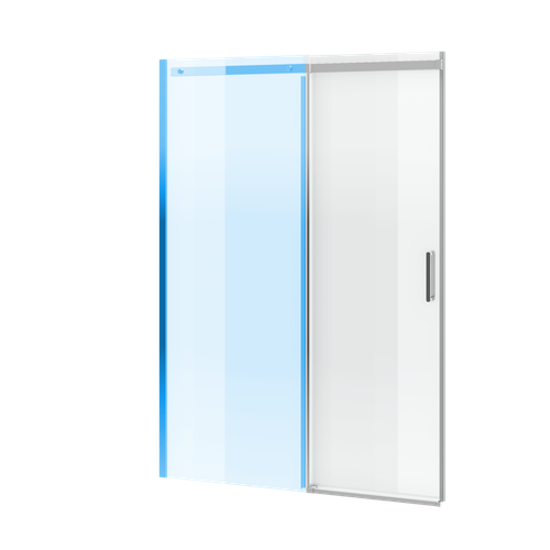 Rols drzwi prysznicowe przesuwne 100 cm element drzwi 1/2, chrom na Arena.pl