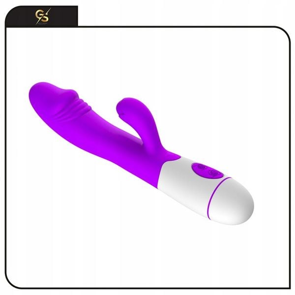 WIBRATOR DAMSKI DO ŁECHTACZKI DLA PAR KRÓLICZEK 30PROGRAMÓW + Żelowe zdjęcie 10