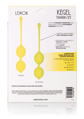 Kegel Training Set Lemon Yellow na Arena.pl