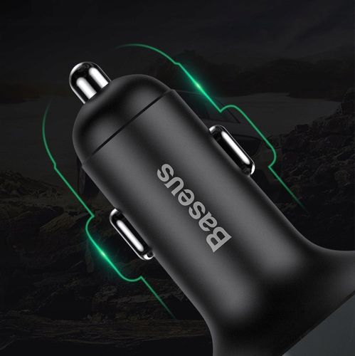 Transmiter Baseus bluetooth MP3 ładowarka 2xUSB z wyświetlaczem LCD na Arena.pl