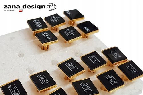 Prezent z grawerem | Pozłacane Spinki do mankietów na Arena.pl