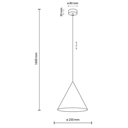 lampa wisząca shine red 6632 tk lighting na Arena.pl