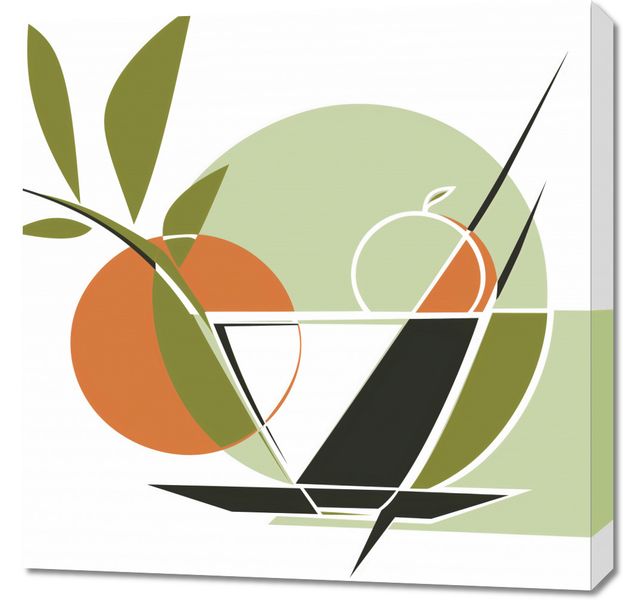 Obraz 70x70cm Owocowa Herbata zdjęcie 1