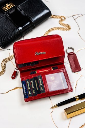 zestaw prezentowy: duży, skórzany portfel i brelok - peterson na Arena.pl