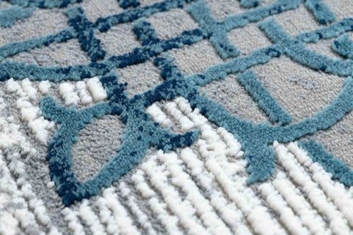 RUG/LU/IONA/FRAME3/BLUE+GREY/160x220 na Arena.pl