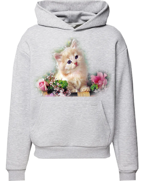 Bluza z kapturem z Kotem zdjęcie 1