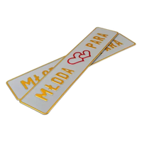 2 sztuki tablic ślubnych Młoda Para