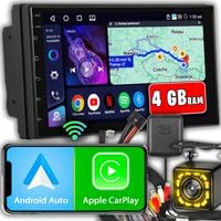 RADIO SAMOCHODOWE 2 DIN ANDROID AUTO CARPLAY 4GB/64GB ANDROID 13 RDS DSP