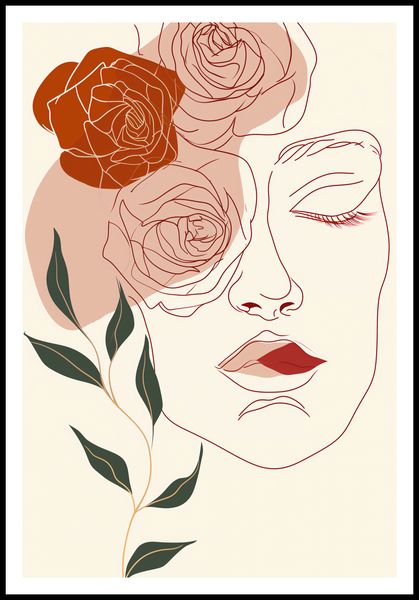 Plakat 68x101cm Beż i Twarz zdjęcie 3