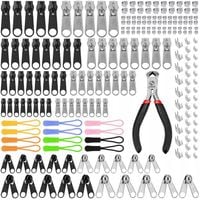 ZESTAW NAPRAWCZY SUWAKÓW DO NAPRAWY ZAMKÓW BŁYSKAWICZNYCH METALOWE 211 el.