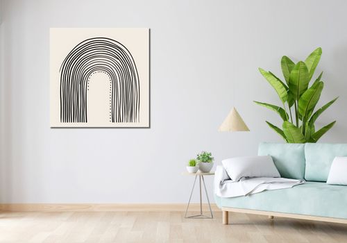 Obraz 90x90cm Symetria Łuku na Arena.pl