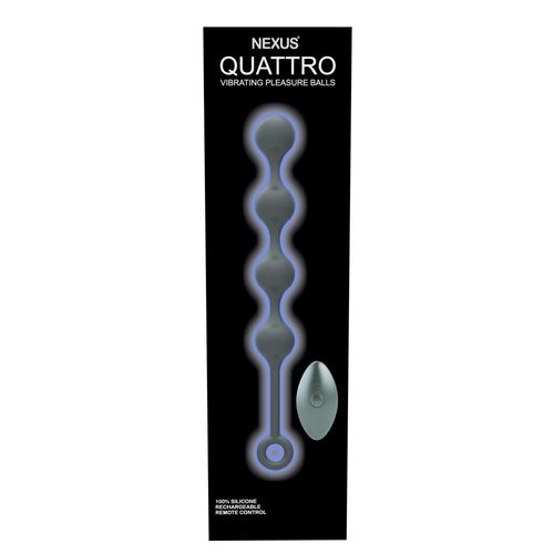 nexus - quattro remote control vibrating pleasure beads black na Arena.pl