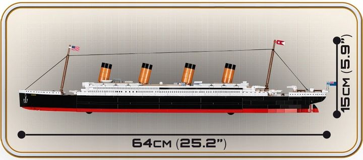 KLOCKI COBI 1929 STATEK TITANIC zdjęcie 7