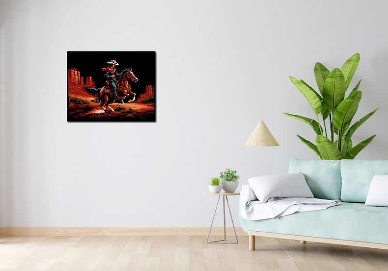 Plakat 76x60,5cm Galop przez Prerię zdjęcie 4