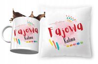 Zestaw Dla Kaliny Poduszka + Kubek Na Prezent Z Nadrukiem Ze Zdjęciem