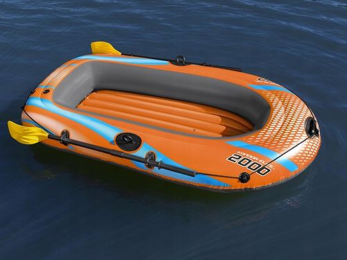 Ponton Dmuchany 2 Osobowy Kondor Elite 2000 + Pompka Wiosła Bestawy 61141 na Arena.pl