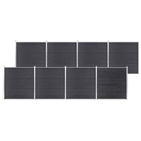 Emaga Ogrodzenie do ogrodu, WPC, 1391 x 186 cm, szare