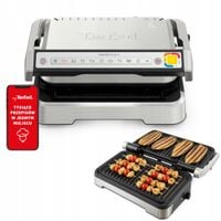 Grill elektryczny kontaktowy Tefal OptiGrill GC774D30 2100W Srebrny
