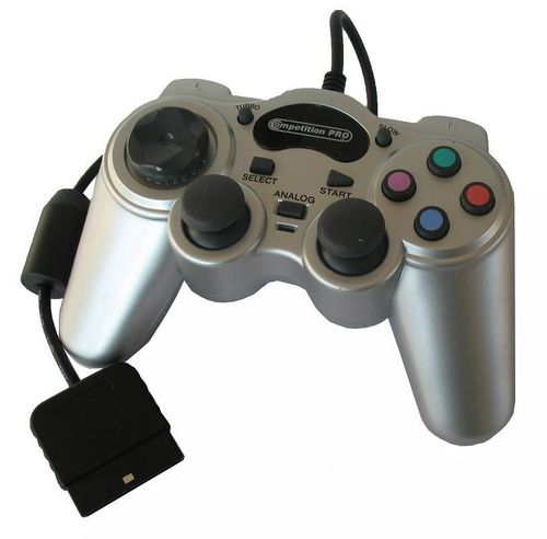 JOYPAD DO PS2 PSX SREBRNY na Arena.pl