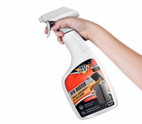 SPRAY ŚRODEK PREPARAT DO ŚMIETNIKÓW KOSZY NA MUCHY I LARWY NO PEST na Arena.pl