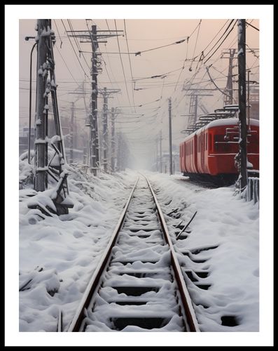 Plakat 50x65cm Podróż po Torach na Arena.pl