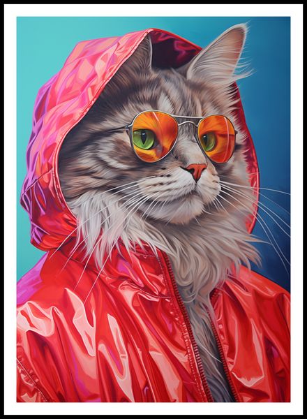 Plakat 67,5x95cm Kot w Stylu zdjęcie 3