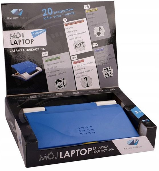 Laptop edukacyjny dla dzieci 20 programów komputer zdjęcie 3