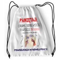 Plecak Pożegnanie Z Pracy Na Prezent Z Nadrukiem Ze Zdjęciem