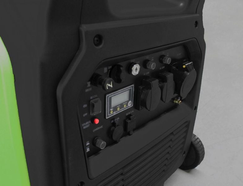 Generator Agregat Inwertorowy 6,6 kW E-start Pilot prądu prądotwórczy koła zdjęcie 7