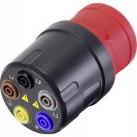 Adapter pomiarowy Voltcraft VMA-3L 16 CEE 16 A 5-biegunowy gniazdo 4 mm