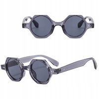 OKULARY PRZECIWSŁONECZNE filtr UV400 Szare damskie męskie + ETUI + ŚCIERKA