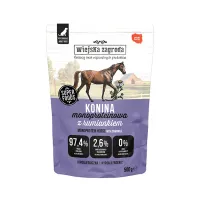 Wiejska Zagroda Karma mokra dla psa Monobiałkowa Konina (dorosły) 500g