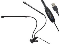 Lampa stojąca do uprawy roślin z klipsem podwójna
