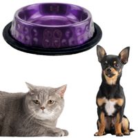 Mała Miska dla psa i kota Tiertraum Fioletowa 200 ml