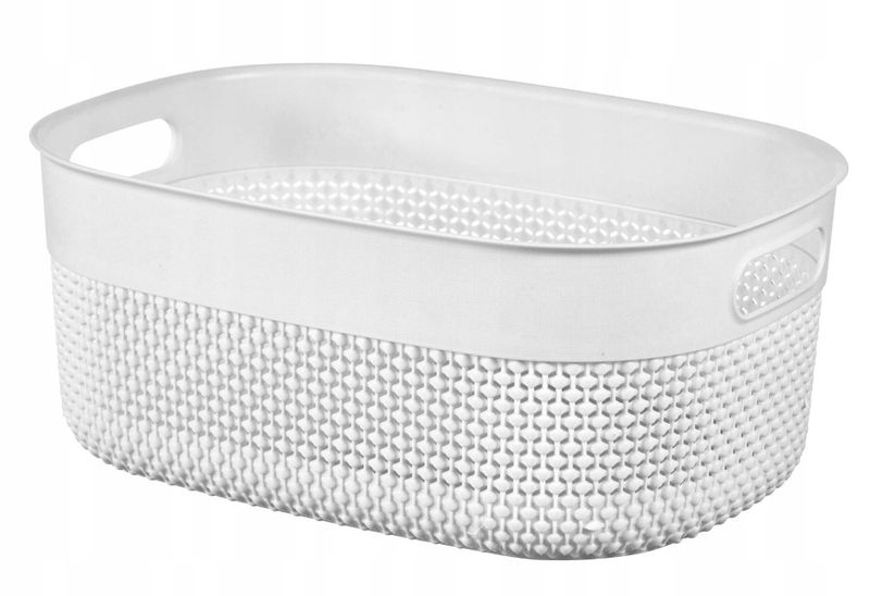 Curver Pudełko Koszyk 12L Pojemnik Biały Eko zdjęcie 1