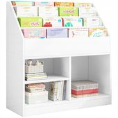 Regał Na Książki Dla Dzieci 80x30x90 cm biały