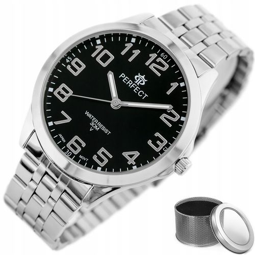 Zegarek Męski PERFECT RAGNAR duże cyfry KLASYK+PUDEŁKO na Arena.pl