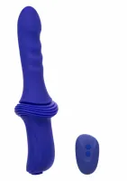 calexotics overdrive ridged thruster - maszyna intymna z pilotem, 10 trybow